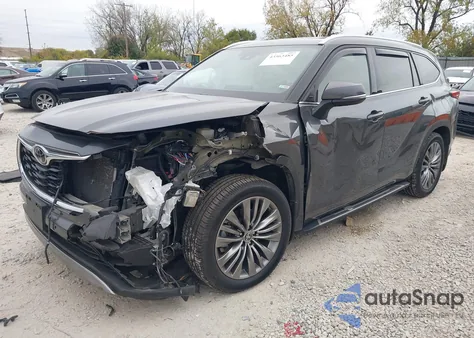 2022 Toyota Highlander Platinum from USA, damaged, VIN 5TDFZRBH8NS166228